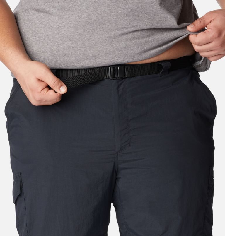 Men's Columbia Silver Ridge Convertible Pants Black | Plus Size CA-I68L3